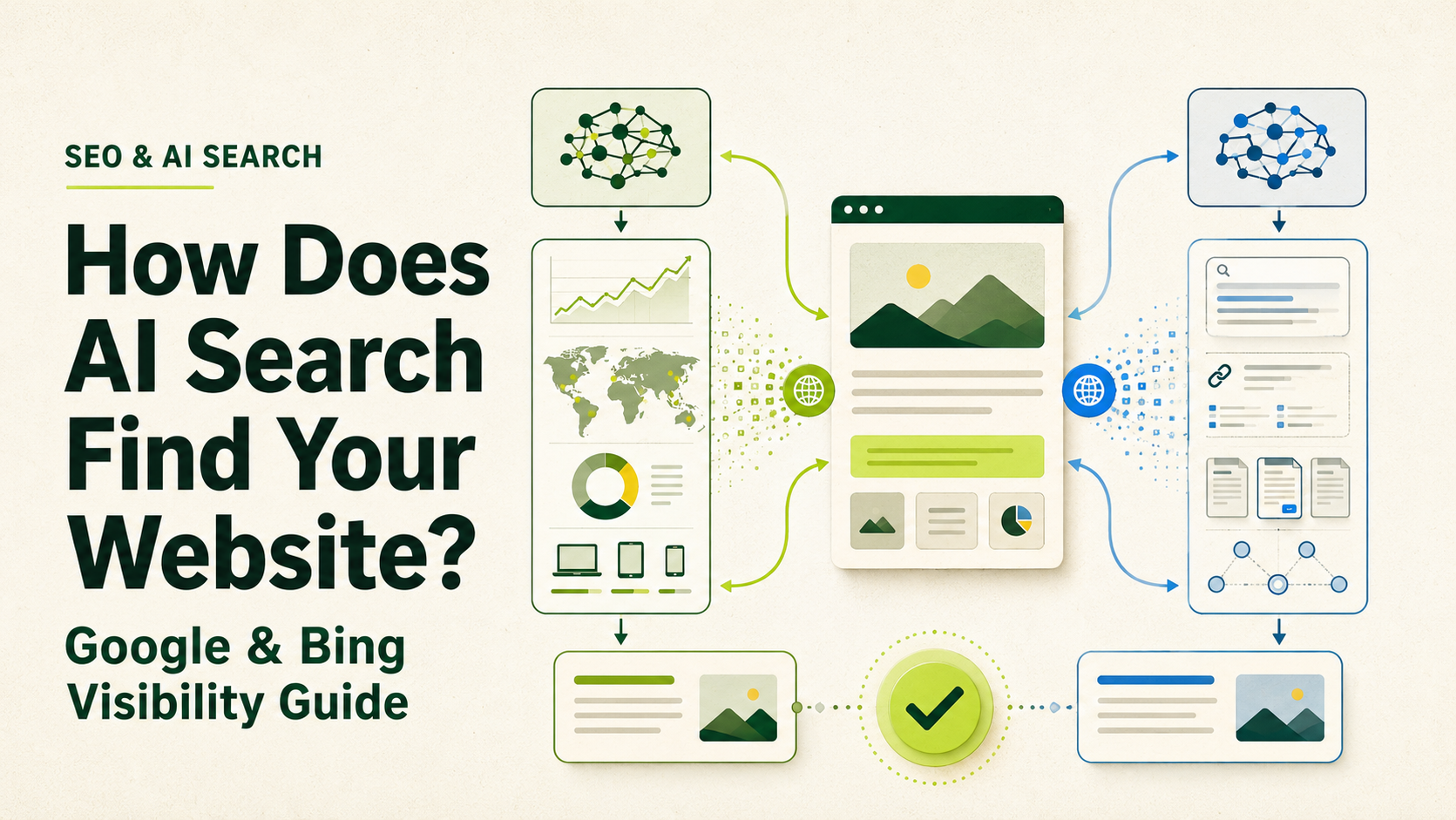 AI search visibility across Google and Bing